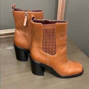 SARTO By Franco Sarto Brown Heeled Boots